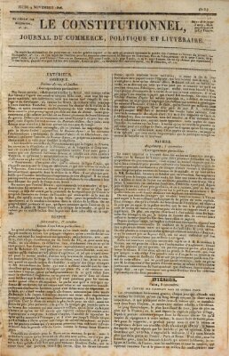 Le constitutionnel Donnerstag 9. November 1826