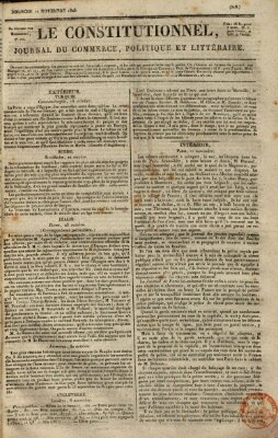 Le constitutionnel Sonntag 12. November 1826