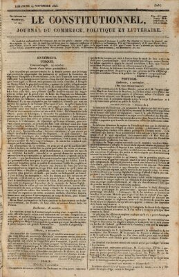 Le constitutionnel Sonntag 19. November 1826