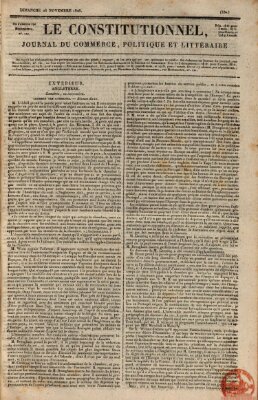 Le constitutionnel Sonntag 26. November 1826