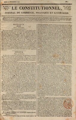 Le constitutionnel Donnerstag 28. Dezember 1826