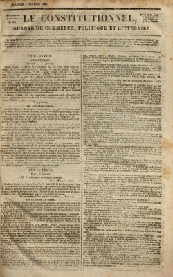 Le constitutionnel Sonntag 7. Januar 1827