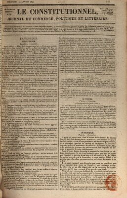 Le constitutionnel Sonntag 14. Januar 1827