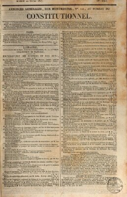 Le constitutionnel Dienstag 20. Februar 1827