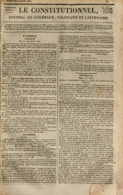 Le constitutionnel Sonntag 25. März 1827