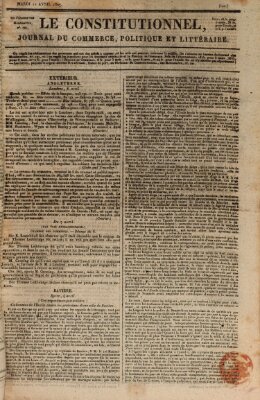 Le constitutionnel Dienstag 10. April 1827