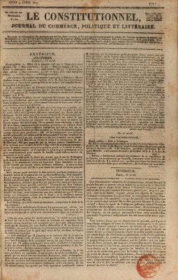 Le constitutionnel Donnerstag 19. April 1827