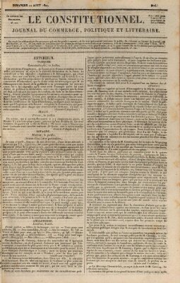 Le constitutionnel Sonntag 12. August 1827