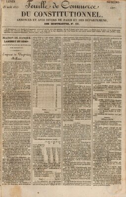 Le constitutionnel Montag 13. August 1827