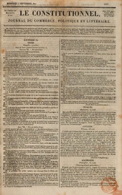 Le constitutionnel Mittwoch 5. September 1827