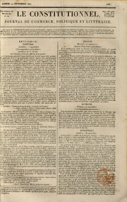 Le constitutionnel Samstag 22. September 1827