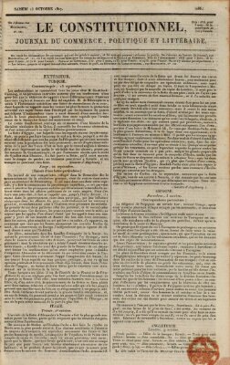 Le constitutionnel Samstag 13. Oktober 1827