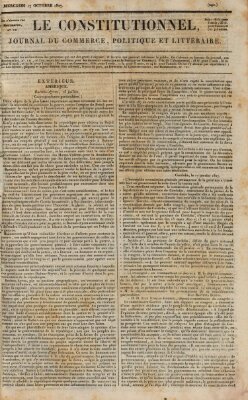 Le constitutionnel Mittwoch 17. Oktober 1827