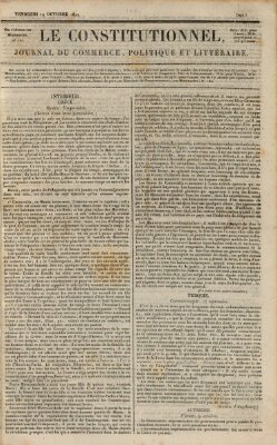 Le constitutionnel Freitag 19. Oktober 1827