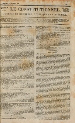 Le constitutionnel Donnerstag 1. November 1827