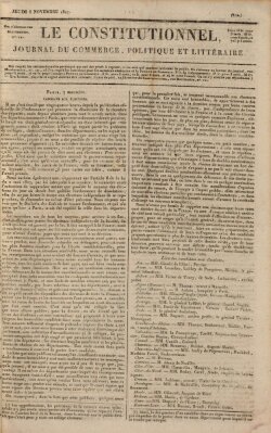 Le constitutionnel Donnerstag 8. November 1827