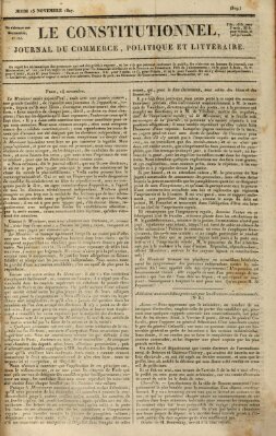 Le constitutionnel Donnerstag 15. November 1827