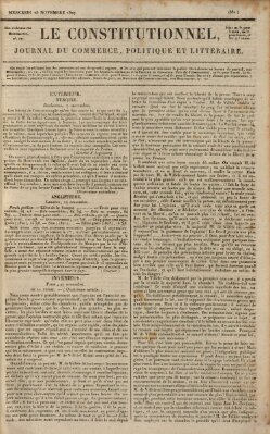 Le constitutionnel Mittwoch 28. November 1827