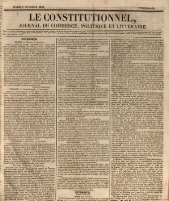 Le constitutionnel Dienstag 6. Oktober 1829