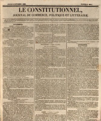 Le constitutionnel Donnerstag 8. Oktober 1829