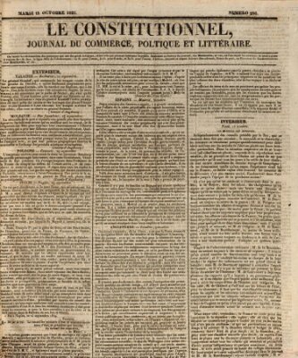 Le constitutionnel Dienstag 13. Oktober 1829