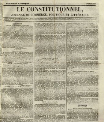 Le constitutionnel Mittwoch 28. Oktober 1829