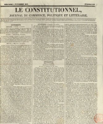 Le constitutionnel Mittwoch 4. November 1829