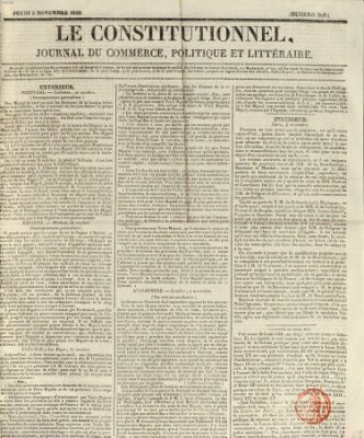 Le constitutionnel Donnerstag 5. November 1829