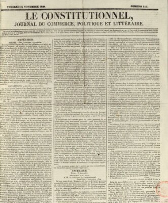 Le constitutionnel Freitag 6. November 1829