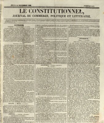 Le constitutionnel Donnerstag 12. November 1829