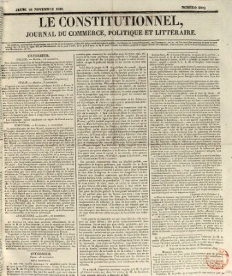 Le constitutionnel Donnerstag 26. November 1829