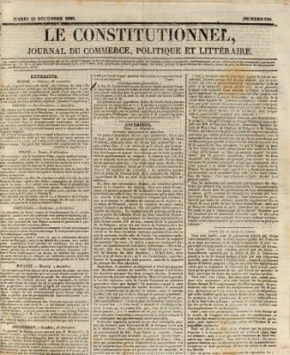 Le constitutionnel Dienstag 22. Dezember 1829