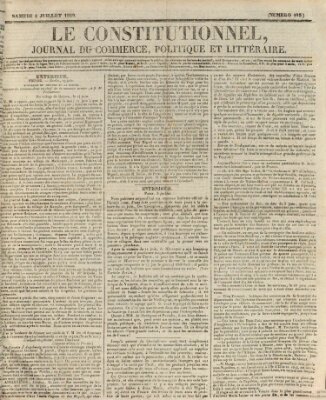 Le constitutionnel Samstag 4. Juli 1829