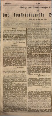 Niederrheinischer Kurier für das konstitutionelle Deutschland. Beilage zum Niederrheinischen Kurier für das konstitutionelle Deutschland (Das konstitutionelle Deutschland) Freitag 6. Mai 1831