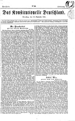 Das konstitutionelle Deutschland Dienstag 13. September 1831