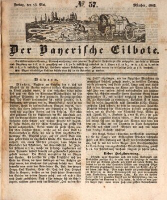 Baierscher Eilbote (Münchener Bote für Stadt und Land) Freitag 13. Mai 1842