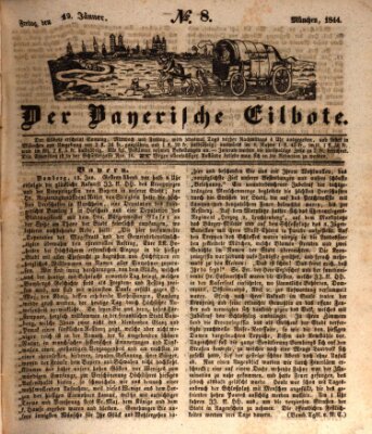 Baierscher Eilbote (Münchener Bote für Stadt und Land) Freitag 19. Januar 1844