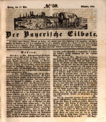 Baierscher Eilbote (Münchener Bote für Stadt und Land) Freitag 17. Mai 1844