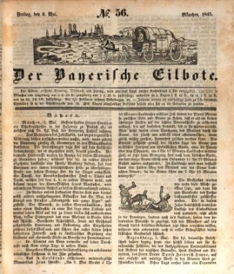 Baierscher Eilbote (Münchener Bote für Stadt und Land) Freitag 9. Mai 1845