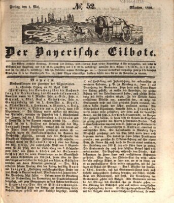 Baierscher Eilbote (Münchener Bote für Stadt und Land) Freitag 1. Mai 1846