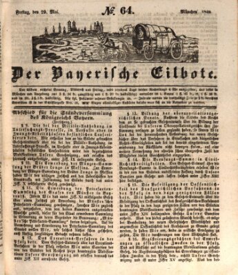 Baierscher Eilbote (Münchener Bote für Stadt und Land) Freitag 29. Mai 1846