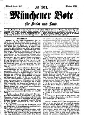 Münchener Bote für Stadt und Land Mittwoch 6. Juli 1853