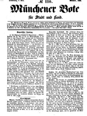 Münchener Bote für Stadt und Land Donnerstag 8. Mai 1856