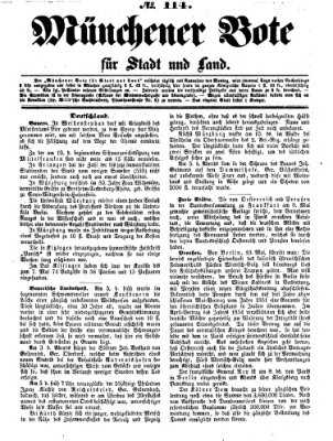 Münchener Bote für Stadt und Land Montag 12. Mai 1856