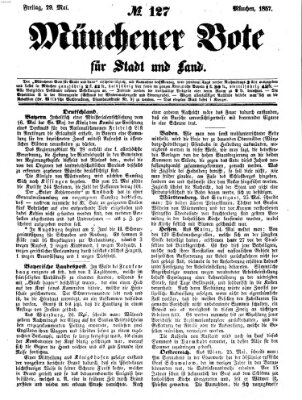 Münchener Bote für Stadt und Land Freitag 29. Mai 1857