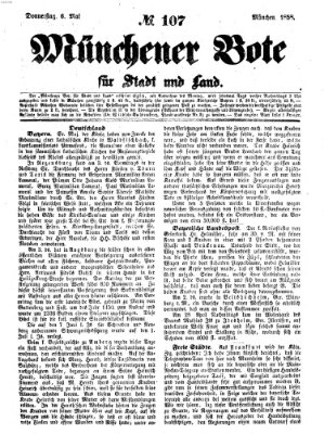 Münchener Bote für Stadt und Land Donnerstag 6. Mai 1858