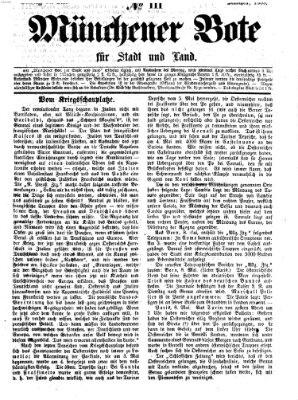 Münchener Bote für Stadt und Land Montag 9. Mai 1859