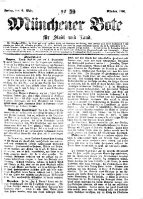 Münchener Bote für Stadt und Land Freitag 9. März 1860