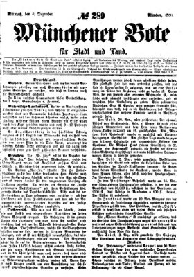 Münchener Bote für Stadt und Land Mittwoch 5. Dezember 1860