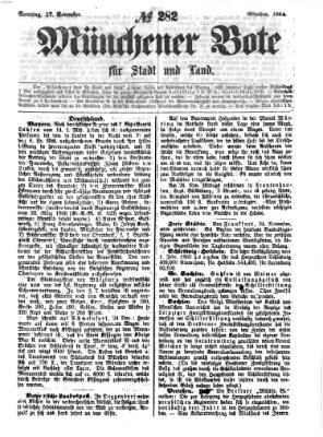 Münchener Bote für Stadt und Land Sonntag 27. November 1864